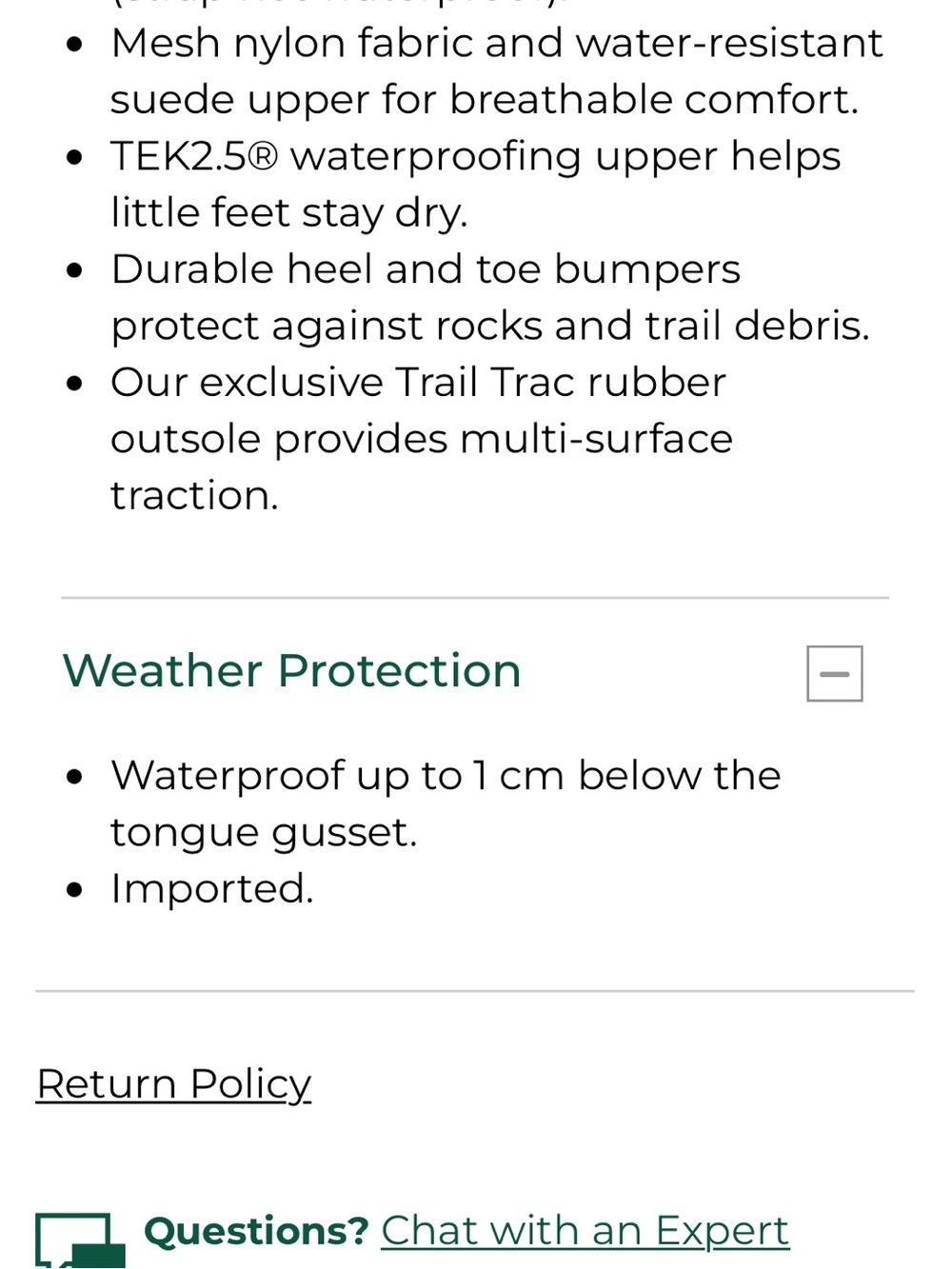 Toddler Hiking Shoes - L.L. Bean Kids' Trail Hiker Boots - Picture 10 of 10